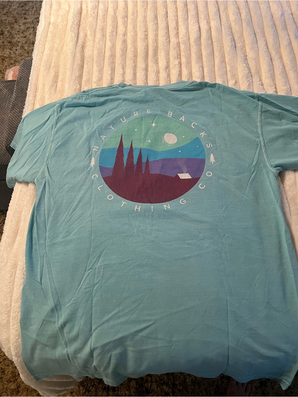 Nature backs Comfort colors t shirt
